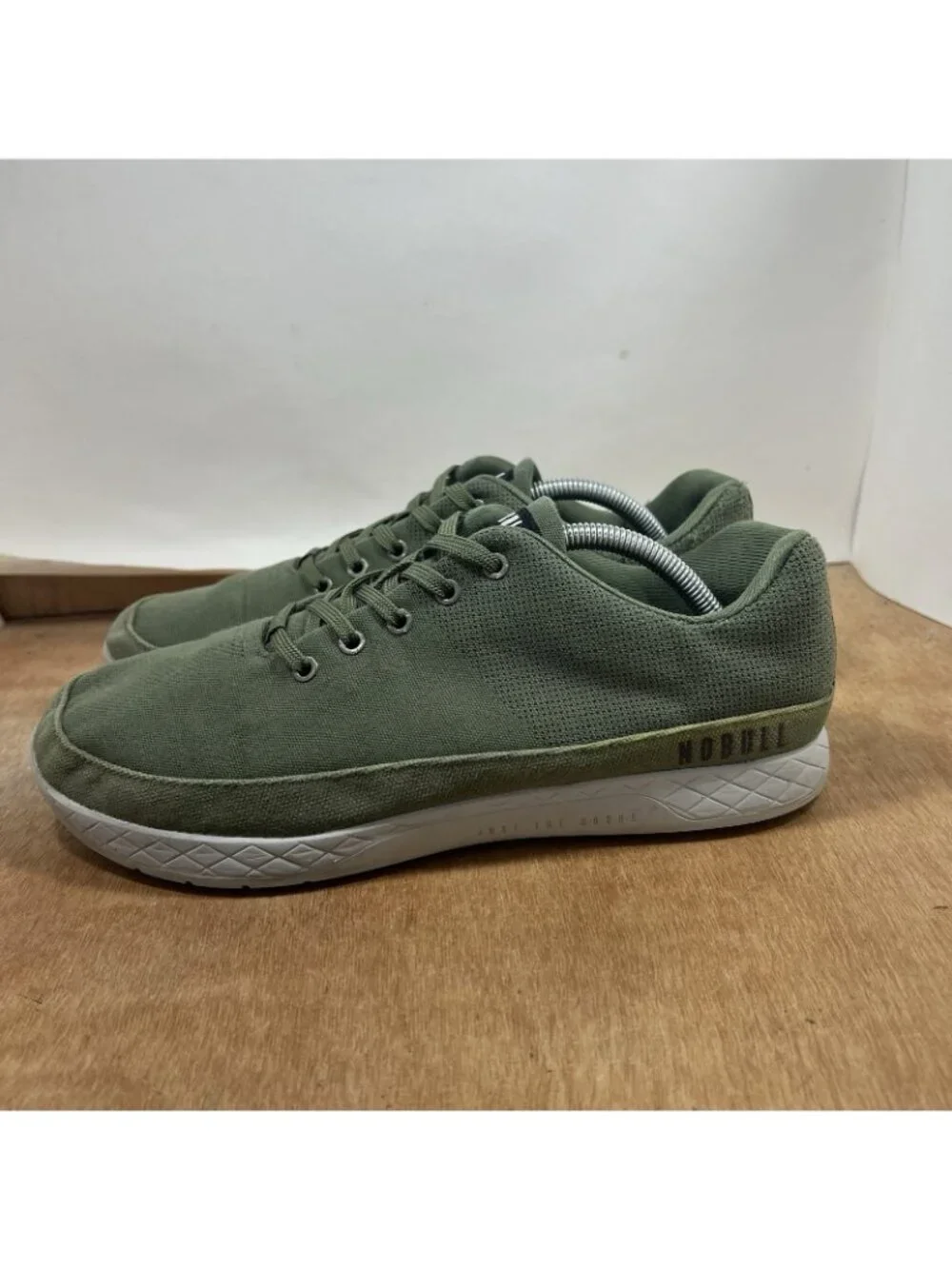 No Bull Trainer Men Size 11.5 Green Low Top Superfabric Gym Shoes Sneakers